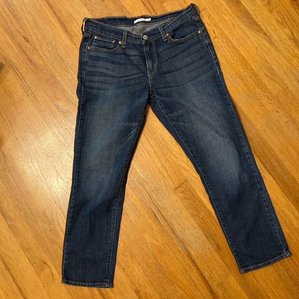 Levi’s Boyfriend Crop Jeans, Like new!